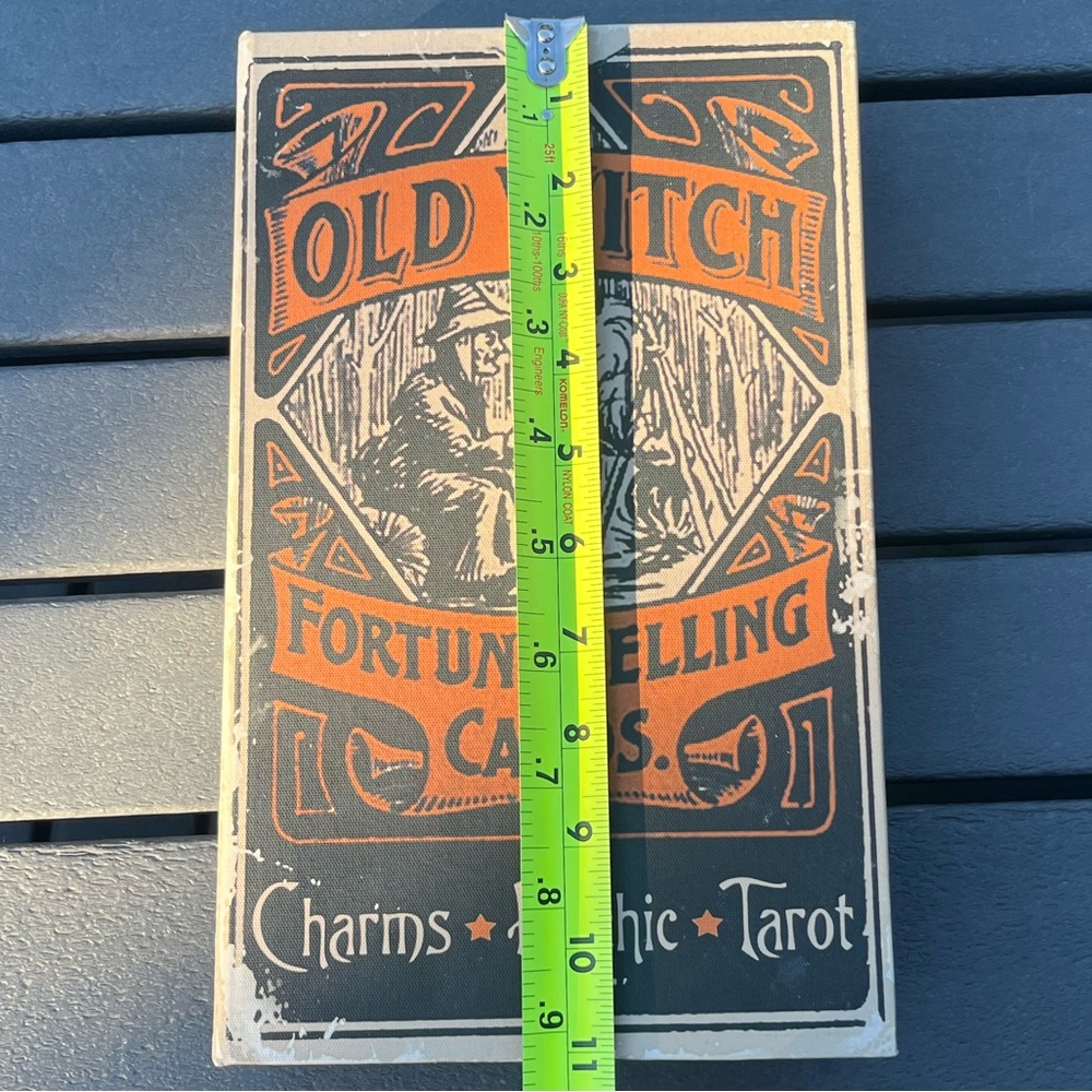 Homegoods; Wooden; 'Old Witch'; Decorative Fake Book/Box; 11x7x2.5in - Picture 3 of 8